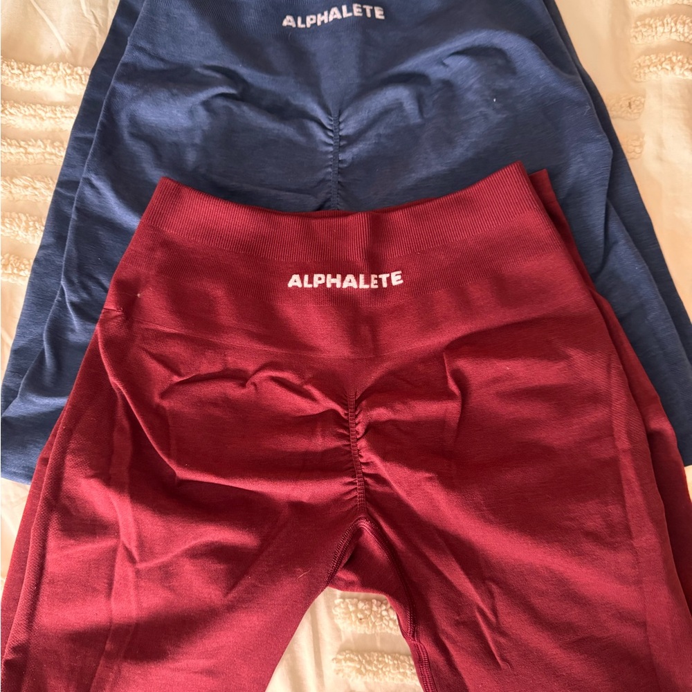 Alphalete Leggings - Navy